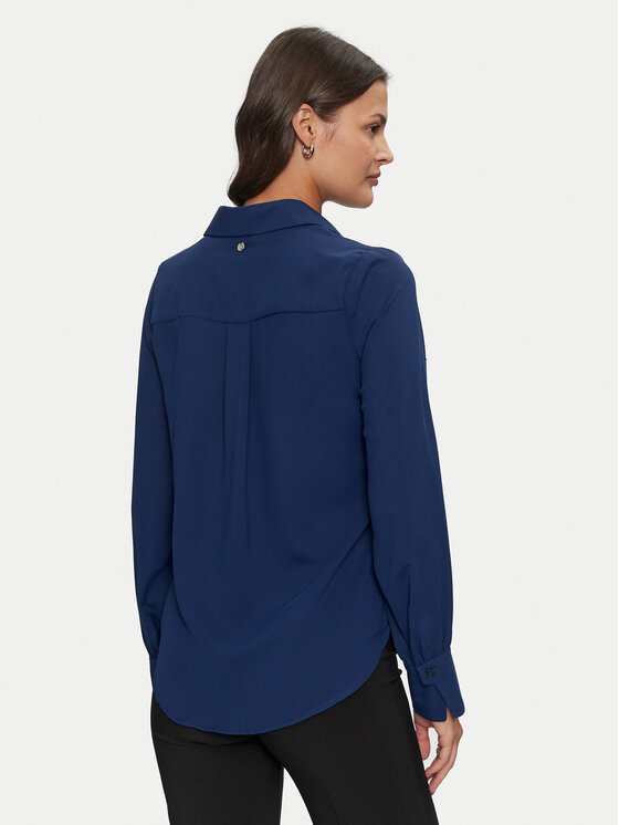 Rinascimento Rinascimento Hemd CFC0120377003 Dunkelblau Regular Fit