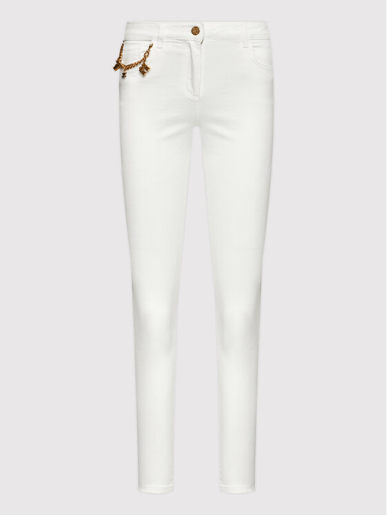 Skinny jeans Elisabetta Franchi - High waist superskinny emerald green jeans  - PJ68S01E2124