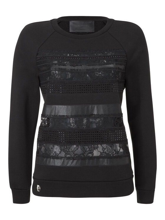 PHILIPP PLEIN PHILIPP PLEIN Felpa 30750 Nero Regular Fit