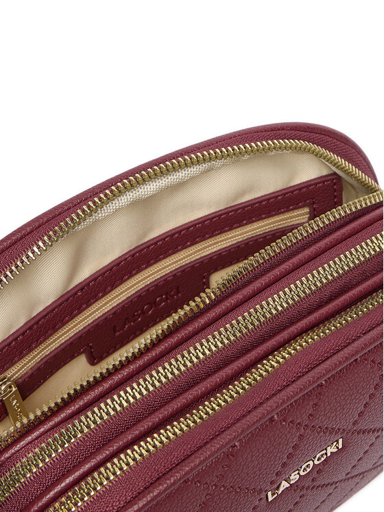 Lasocki Lasocki Ročna torba C-LSK-X-002-08 Bordo rdeča