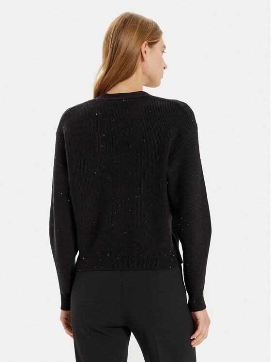 Rinascimento Rinascimento Kardigāns CFM0011590003 Melns Regular Fit