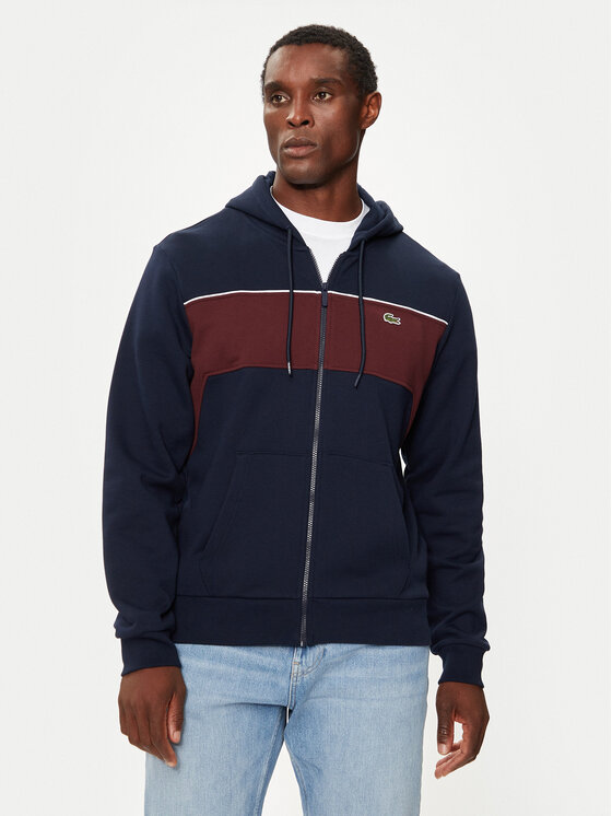 Lacoste Lacoste Majica dugih rukava SH2842 Tamnoplava Classic Fit