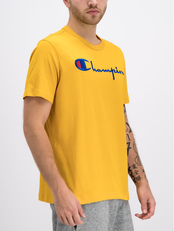 Champion Champion T-Shirt 210972 Žlutá Regular Fit