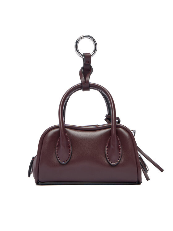 Calvin Klein Calvin Klein Schlüsselanhänger Emblem Trio Mini Bag Charm LV04F1315G Dunkelrot