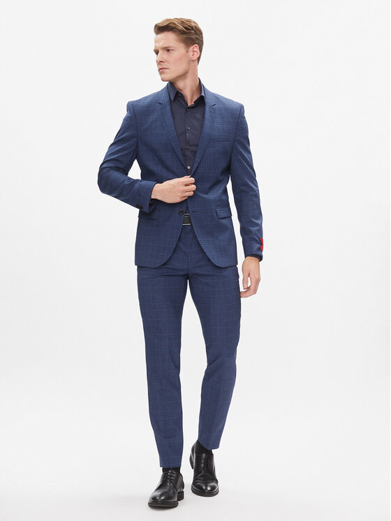 Calvin Klein Calvin Klein Cămașă K10K112305 Bleumarin Slim Fit