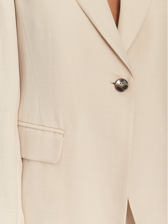 Marella Marella Σακάκι Elletra1 2515041191 Μπεζ Regular Fit