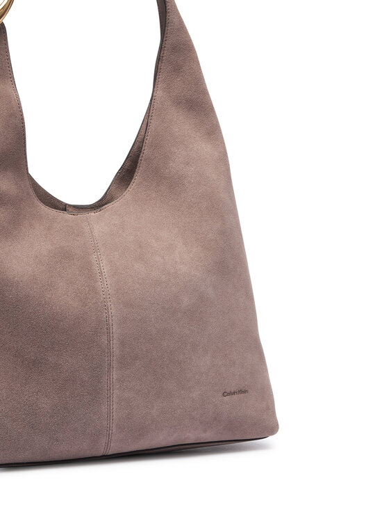 Calvin Klein Calvin Klein Käekott Slouchy Suedelarge Shoulder Bag LV04F3690G Pruun