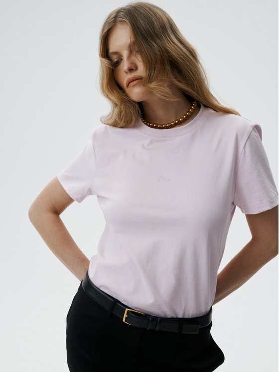 MARI PRETI MARI PRETI T-Shirt Essenza Różowy Regular Fit