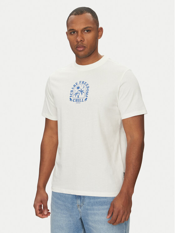Blend Blend T-Shirt 20718312 Biały Regular Fit
