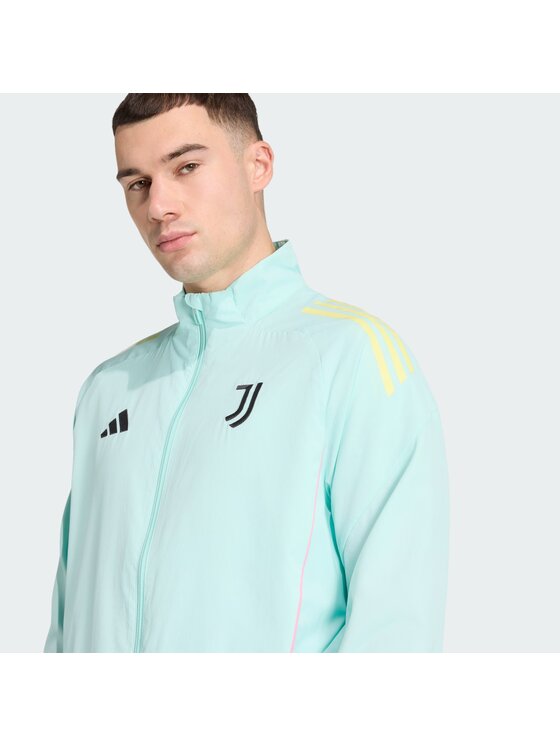 adidas adidas Kurtka wielofunkcyjna Juventus Turkusowy Slim Fit