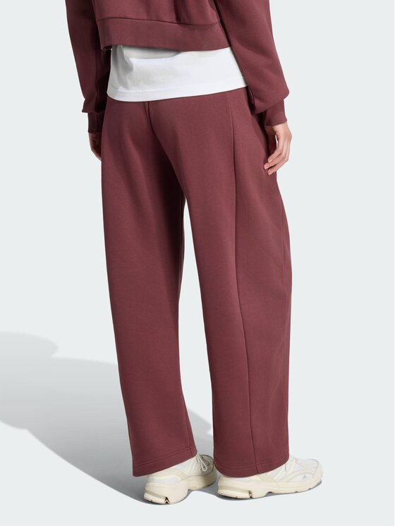adidas adidas Spodnie materiałowe 170200 Czerwony ciemny Loose Fit