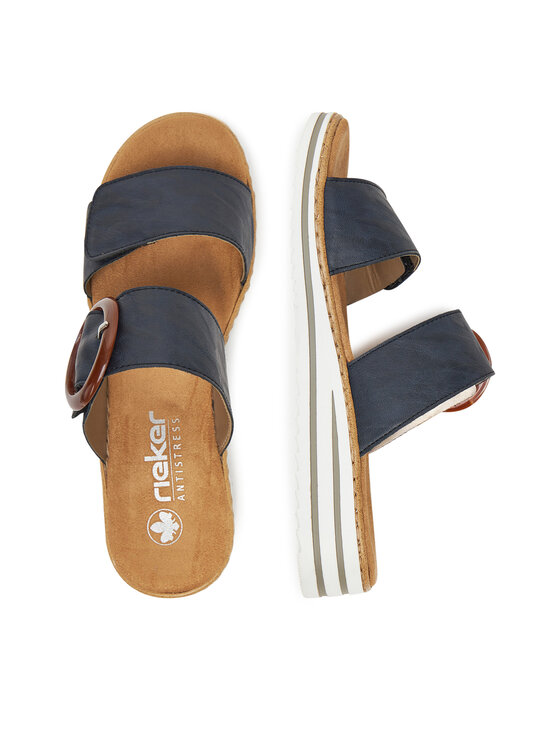 Rieker Rieker Şlapi V0692-14 Bleumarin