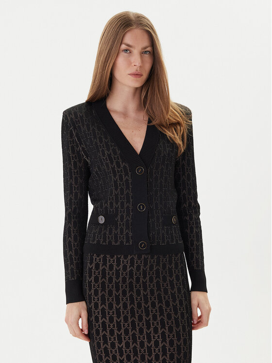 Marciano Guess Marciano Guess Kardigan 5YGR06 5877Z Černá Regular Fit