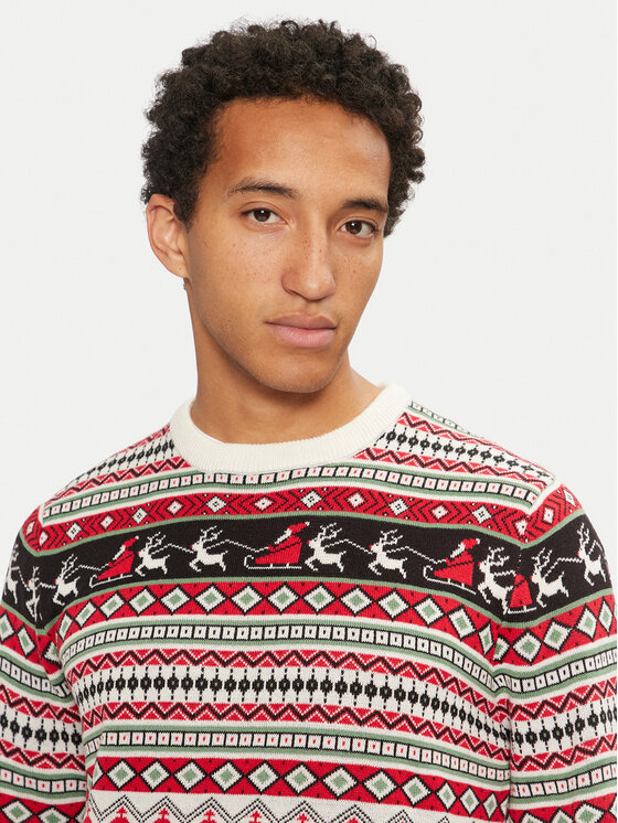 Brave Soul Brave Soul Sweter MK-249SELICK Kolorowy Regular Fit