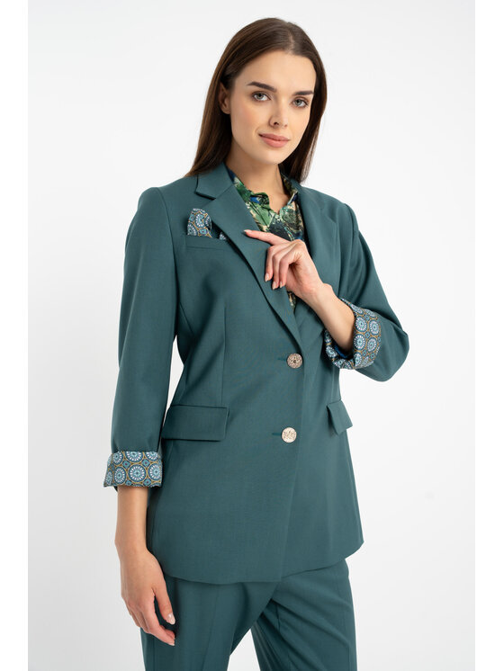 CLICK CLICK Σακάκι 71-0047 Πράσινο Regular Fit