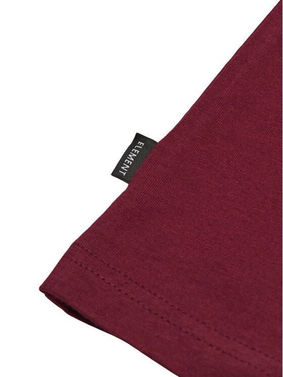 Element Element T-Shirt Seal Bp ELYZT00596 Μπορντό Regular Fit