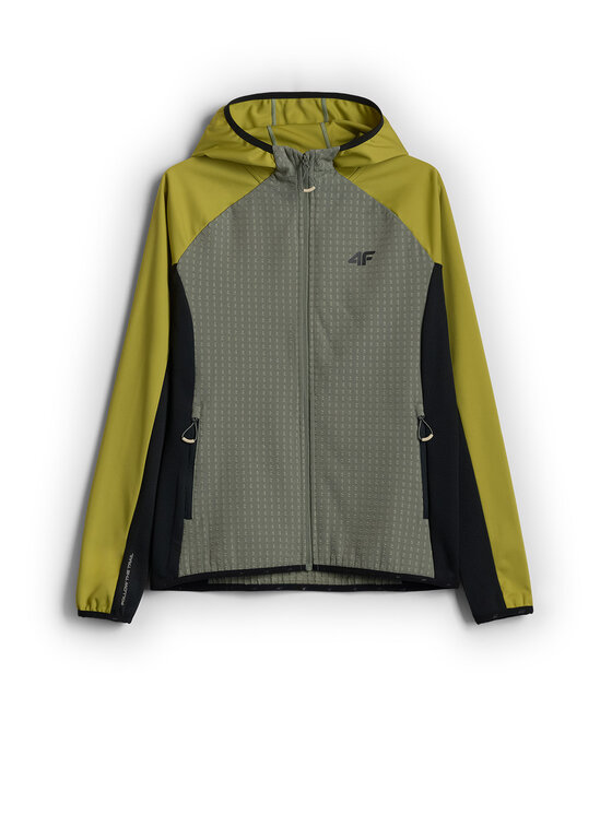 4F 4F Kurtka przejściowa INBETWEEN TRAIL Khaki Regular Fit