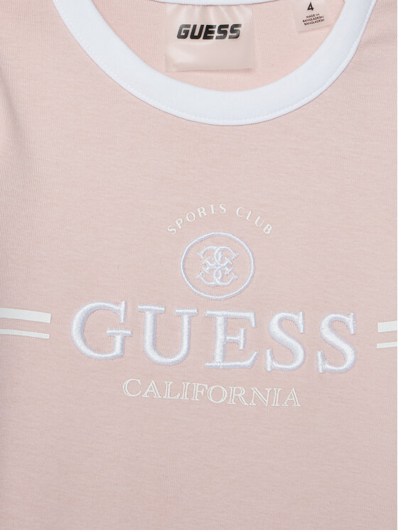 Guess Guess Ikdienas kleita J6GK26 KCQX1 Rozā Slim Fit