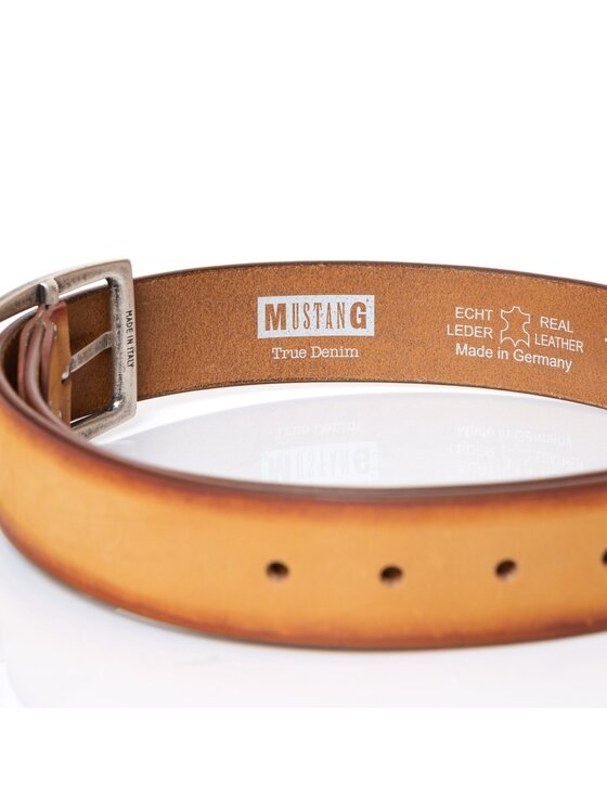 Mustang Mustang Pasek Męski BELT Brązowy