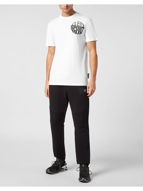 Plein Sport Plein Sport T-Shirt 14269 Biały Regular Fit