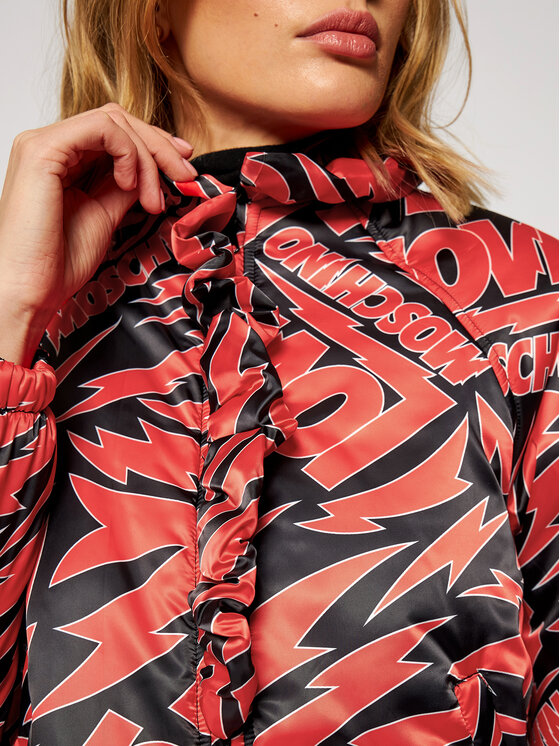 LOVE MOSCHINO LOVE MOSCHINO Télikabát WH75600T 041A Piros Regular Fit
