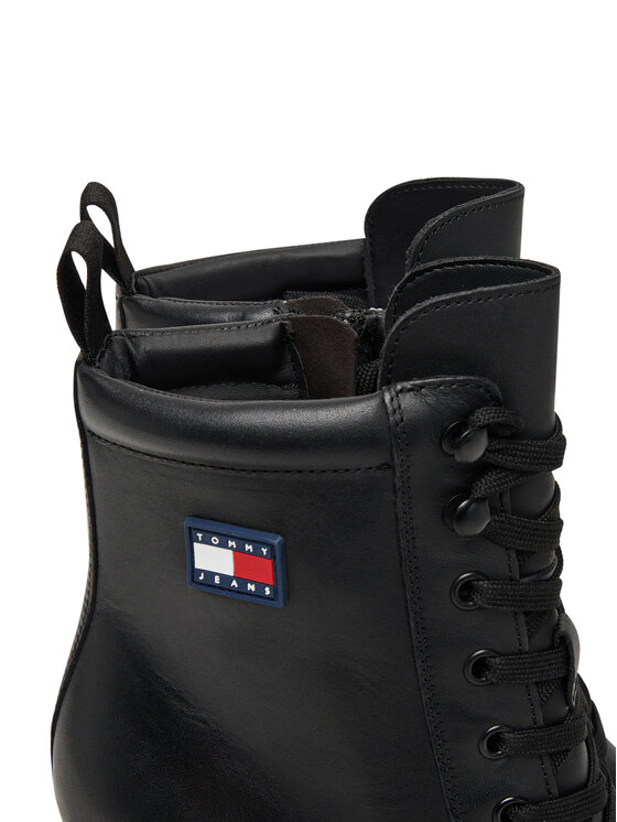Tommy Jeans Tommy Jeans Ghete Tjw Lace Up EN0EN02832 Negru