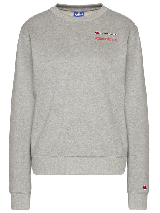 Champion Champion Felpa SUPER MARIO BROS.™ Anniversary 114712 Grigio Regular Fit