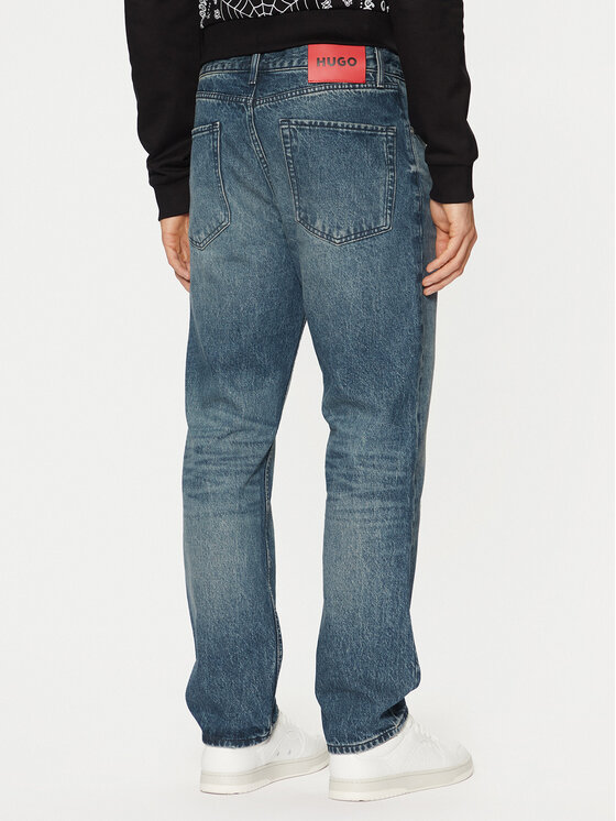 HUGO HUGO Traperice 50530635 Plava Straight Fit