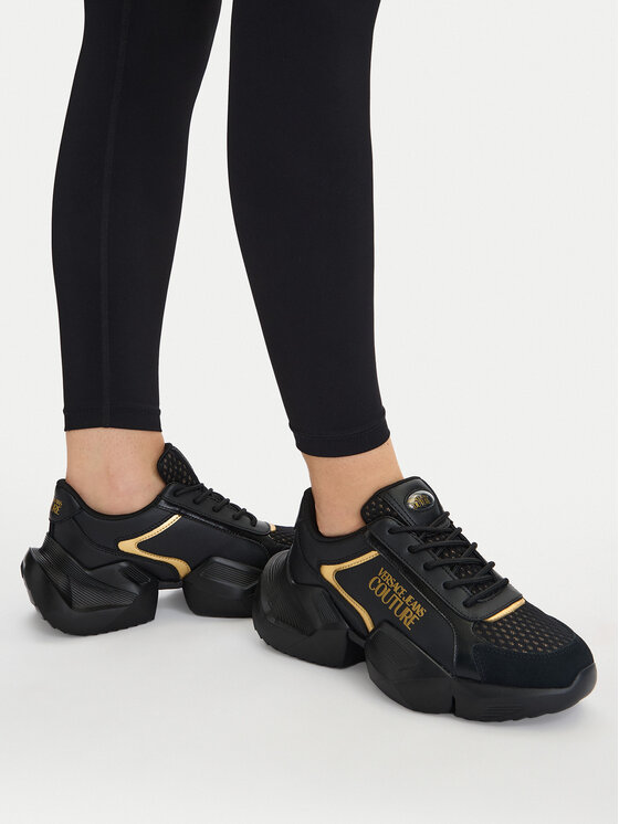 Versace Jeans Couture Sneakers 80VA3SU3 ZPB78 G89 Negru
