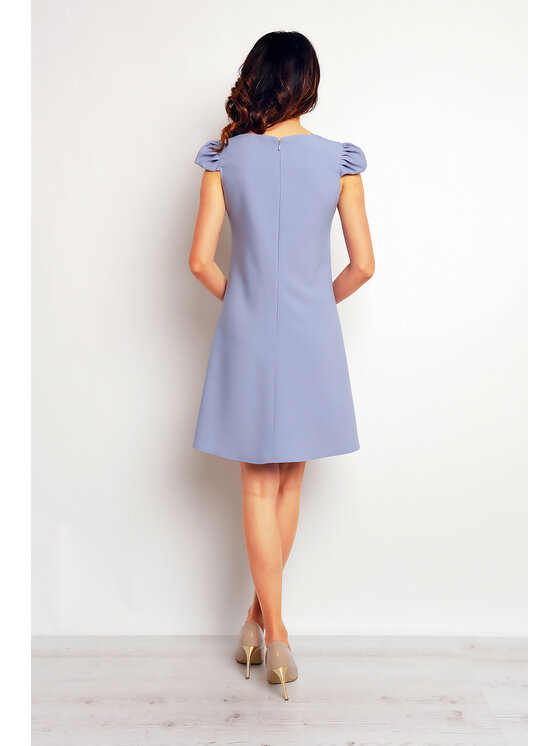 Infinite You Infinite You Sukienka letnia M093 Niebieski Basic Fit