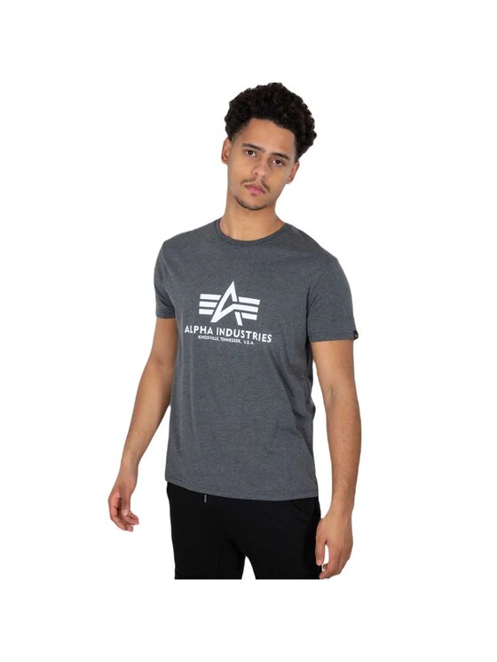 Alpha Industries Alpha Industries T-Shirt AI.100501-136 Šedá Basic Fit