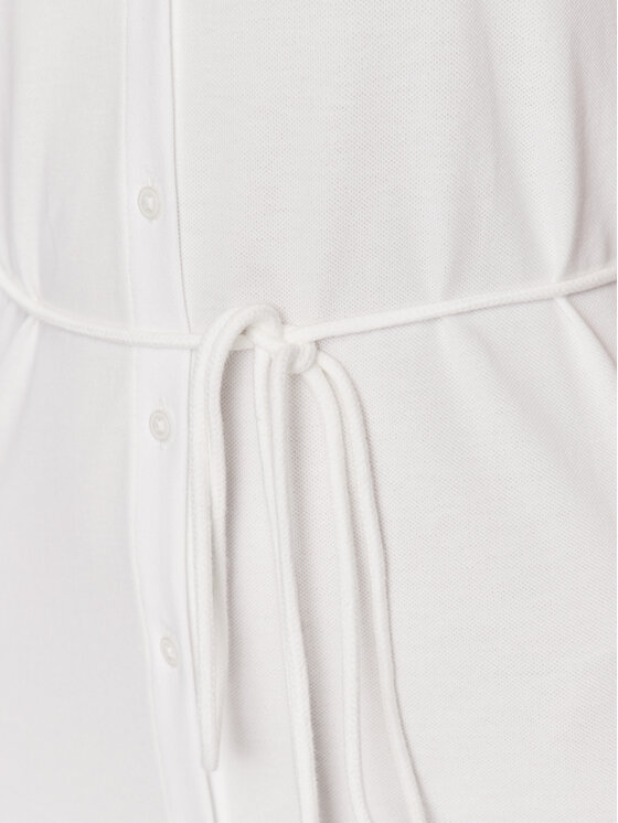 Tommy Hilfiger Tommy Hilfiger Haljina košulja WW0WW37838 Écru Slim Fit