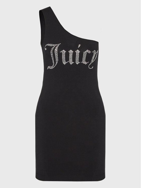 Juicy Couture Vsakodnevna obleka Alma JCWED123324 Črna Slim Fit