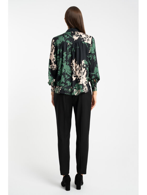 CLICK CLICK Košile 10-6929 Zelená Regular Fit