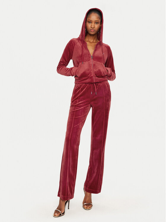 Juicy Couture Juicy Couture Majica dugih rukava Madison JCWA122001 Crvena Slim Fit