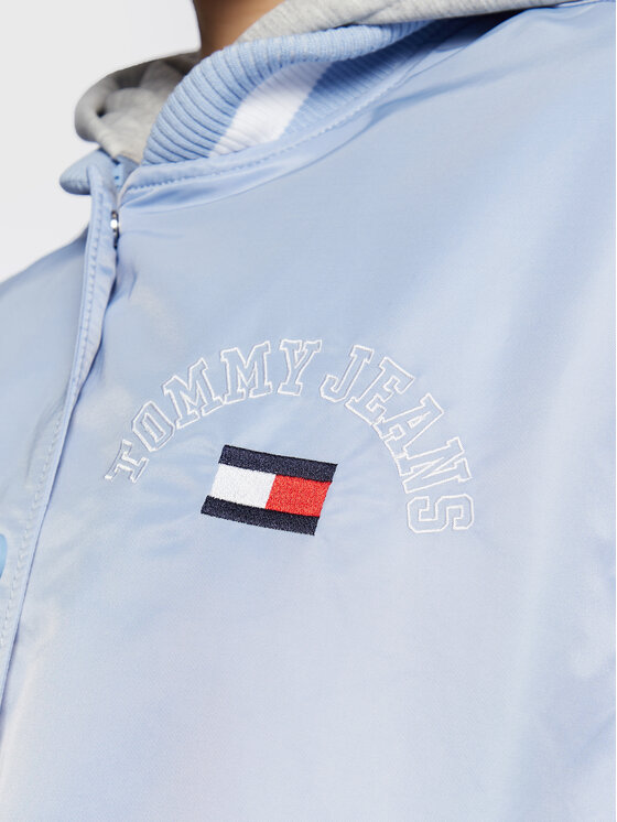 Tommy Jeans Tommy Jeans Bomber dzseki Graphic DW0DW14936 Kék Regular Fit