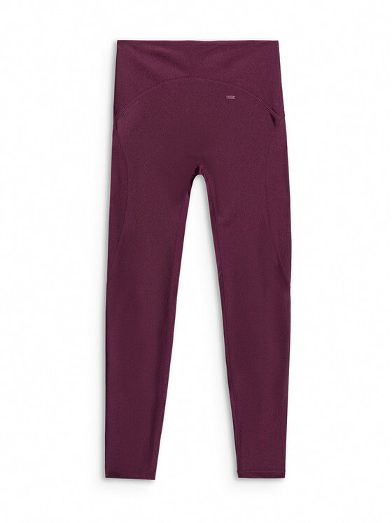 4F 4F Legginsy TRAINING Fioletowy Slim Fit