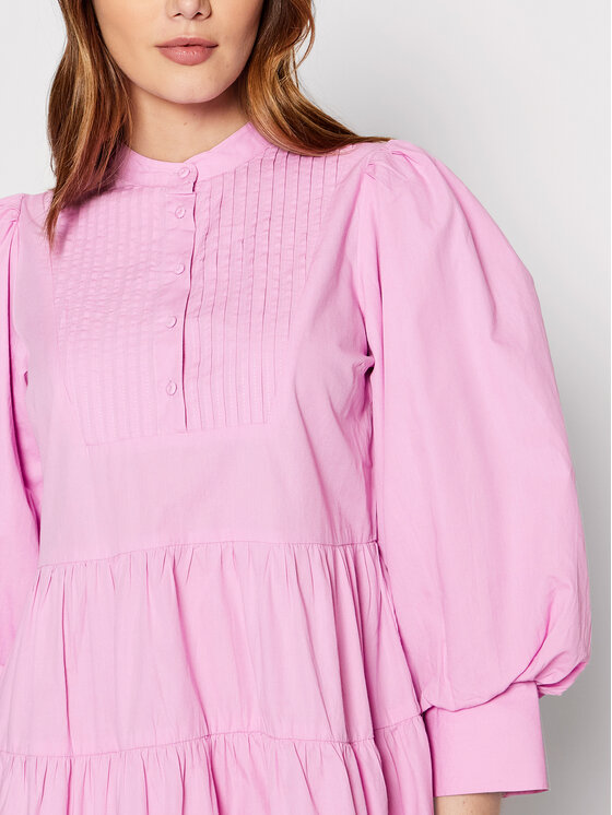 YAS YAS Každodenní šaty Visima 26026424 Růžová Regular Fit