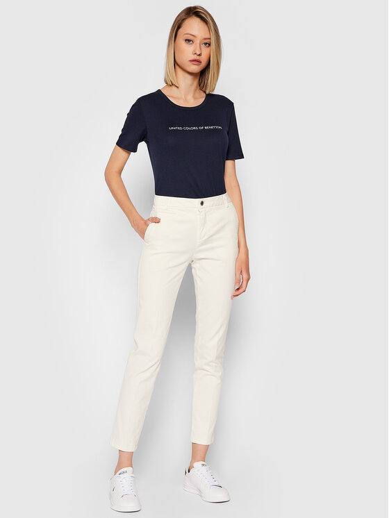 United Colors Of Benetton United Colors Of Benetton Tričko 3GA2E16A2 Tmavomodrá Regular Fit