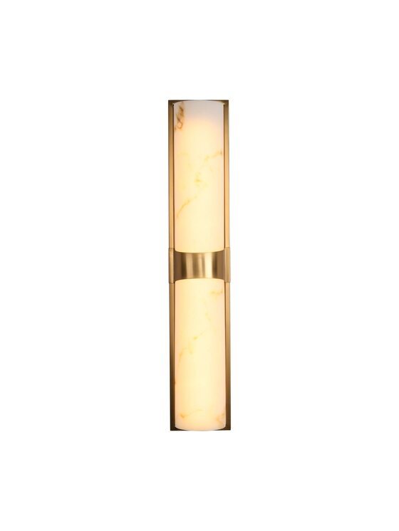 MIAhome MIAhome Lampa ścienna MURO LED biały marmur 66 cm Biały