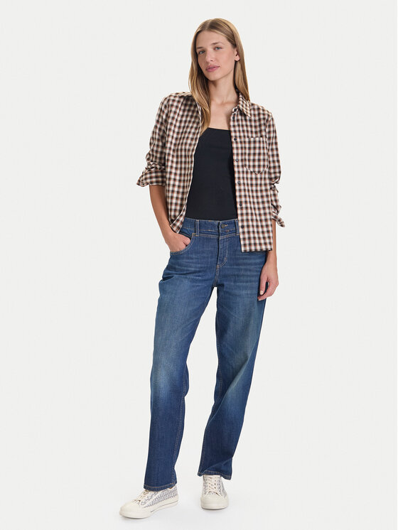 Guess Jeans Guess Jeans Jeansy W5BA3O D0026 Modrá Boyfriend Fit