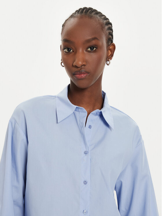 Sisley Sisley Košulja 58VDLQ07R Plava Oversize