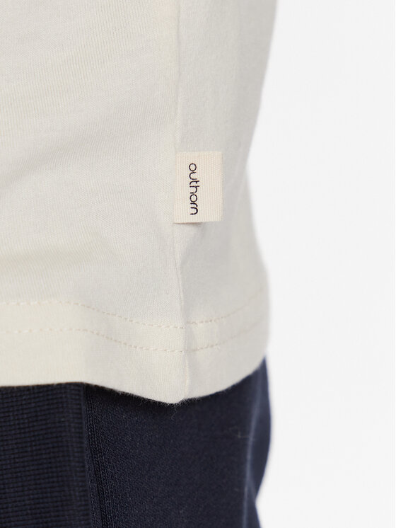 Outhorn Outhorn T-Shirt TTSHM458 Εκρού Regular Fit