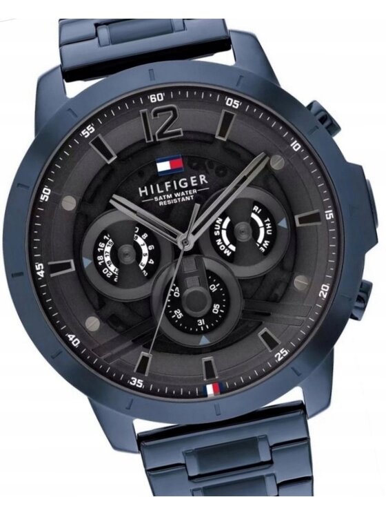 Tommy Hilfiger Tommy Hilfiger Zegarek 1710493 Granatowy