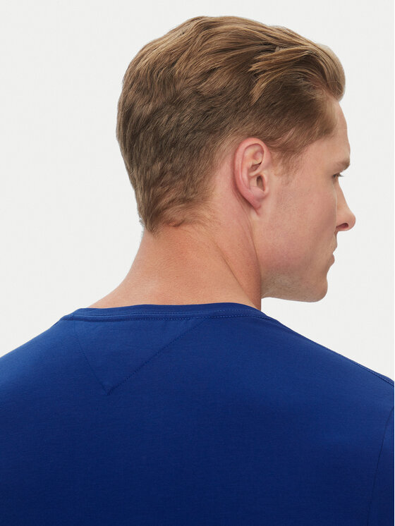 Tommy Hilfiger Tommy Hilfiger Marškinėliai MW0MW10800 Mėlyna Slim Fit