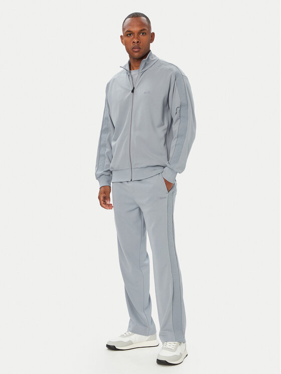 BOSS BOSS Sportinės kelnės Union Tape Hurley 50564110 Pilka Regular Fit