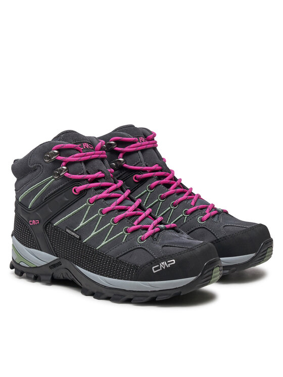 CMP CMP Παπούτσια πεζοπορίας Rigel Mid Wmn Trekking Shoes Wp 3Q12946 Γκρι