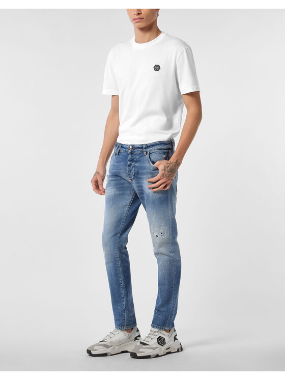 PHILIPP PLEIN PHILIPP PLEIN Jeansy 26869 Niebieski Skinny Fit