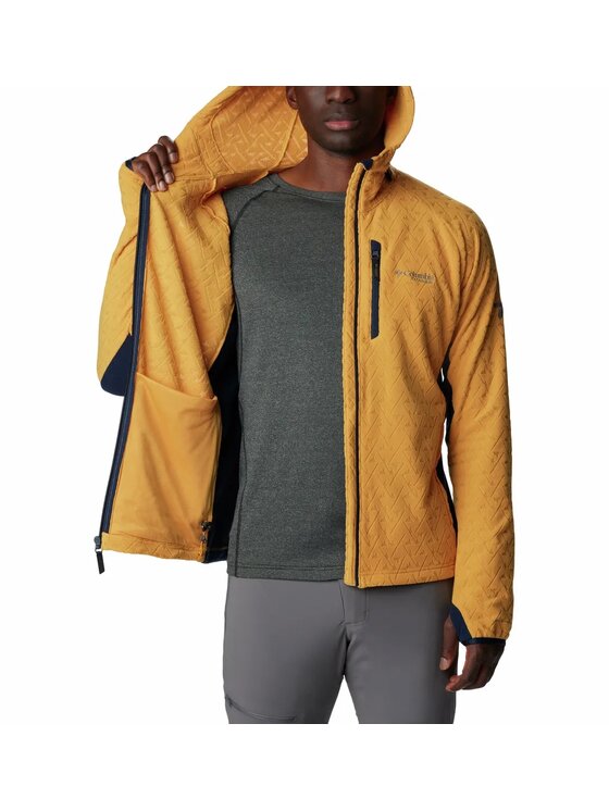 Columbia Columbia Bluza 205333 Żółty Regular Fit