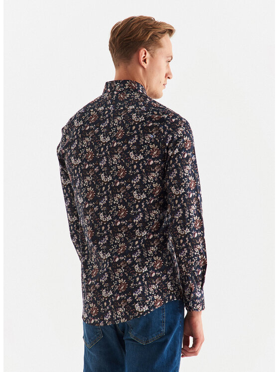 Pako Lorente Pako Lorente Koszula P22WF-1X-001 Granatowy Slim Fit